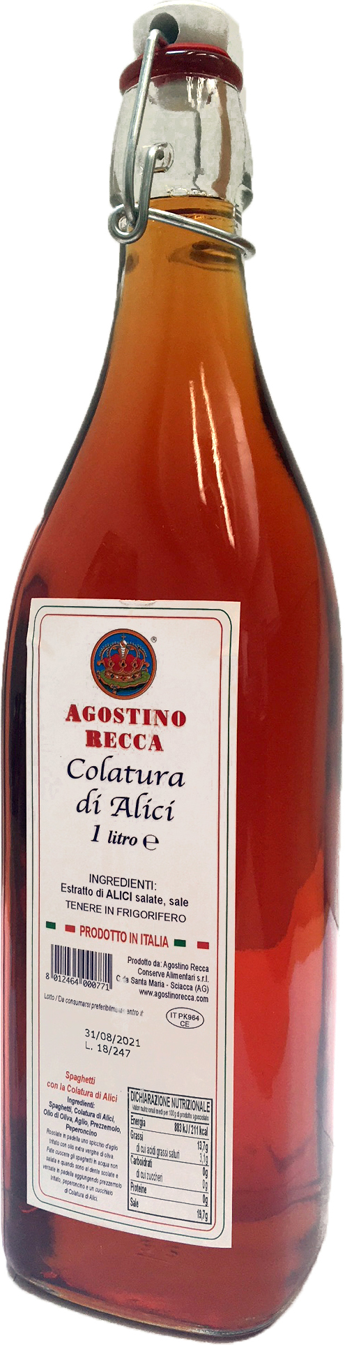 Colatura ansjossaft 1 L 