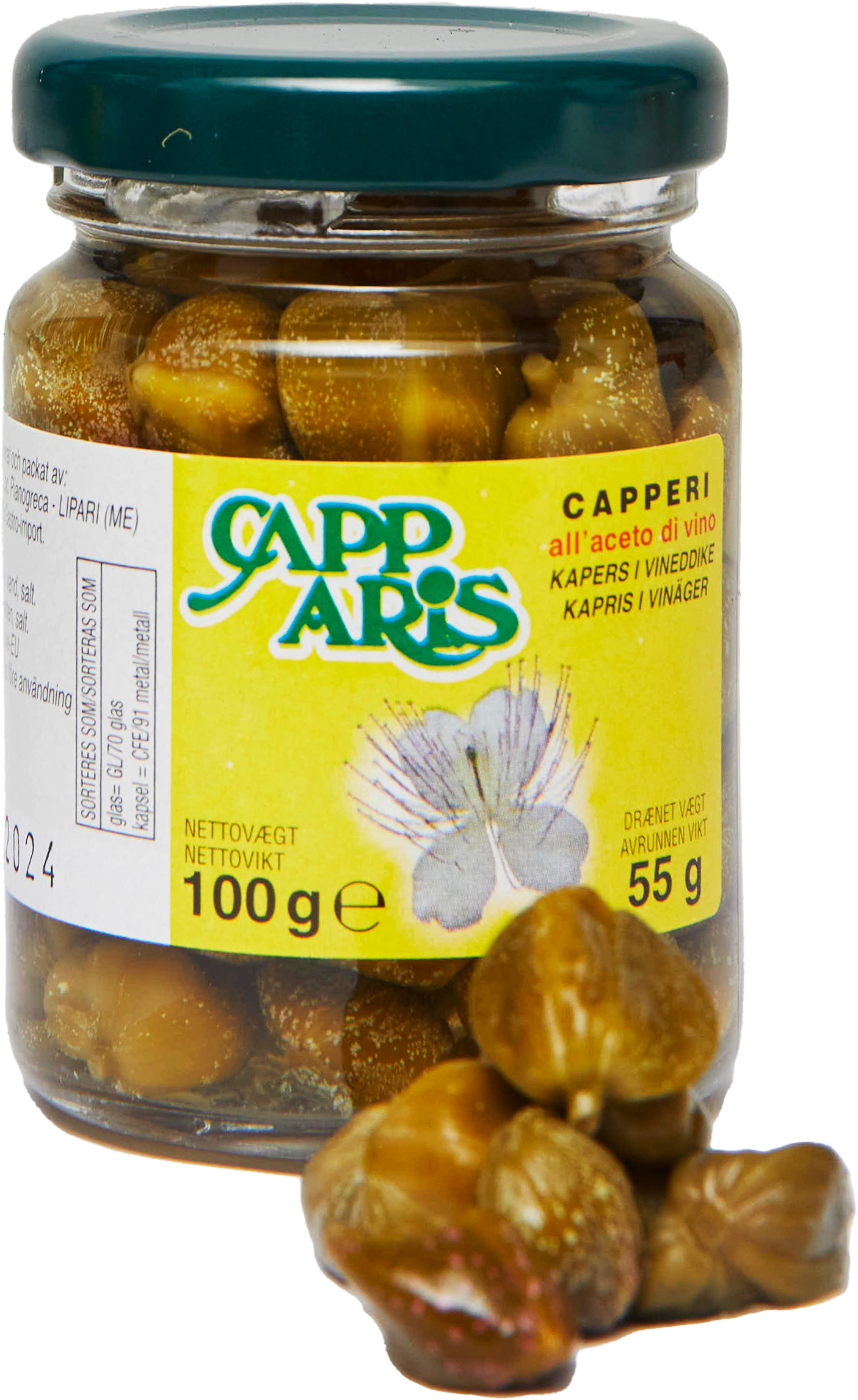Kapers i vineddike 100 g