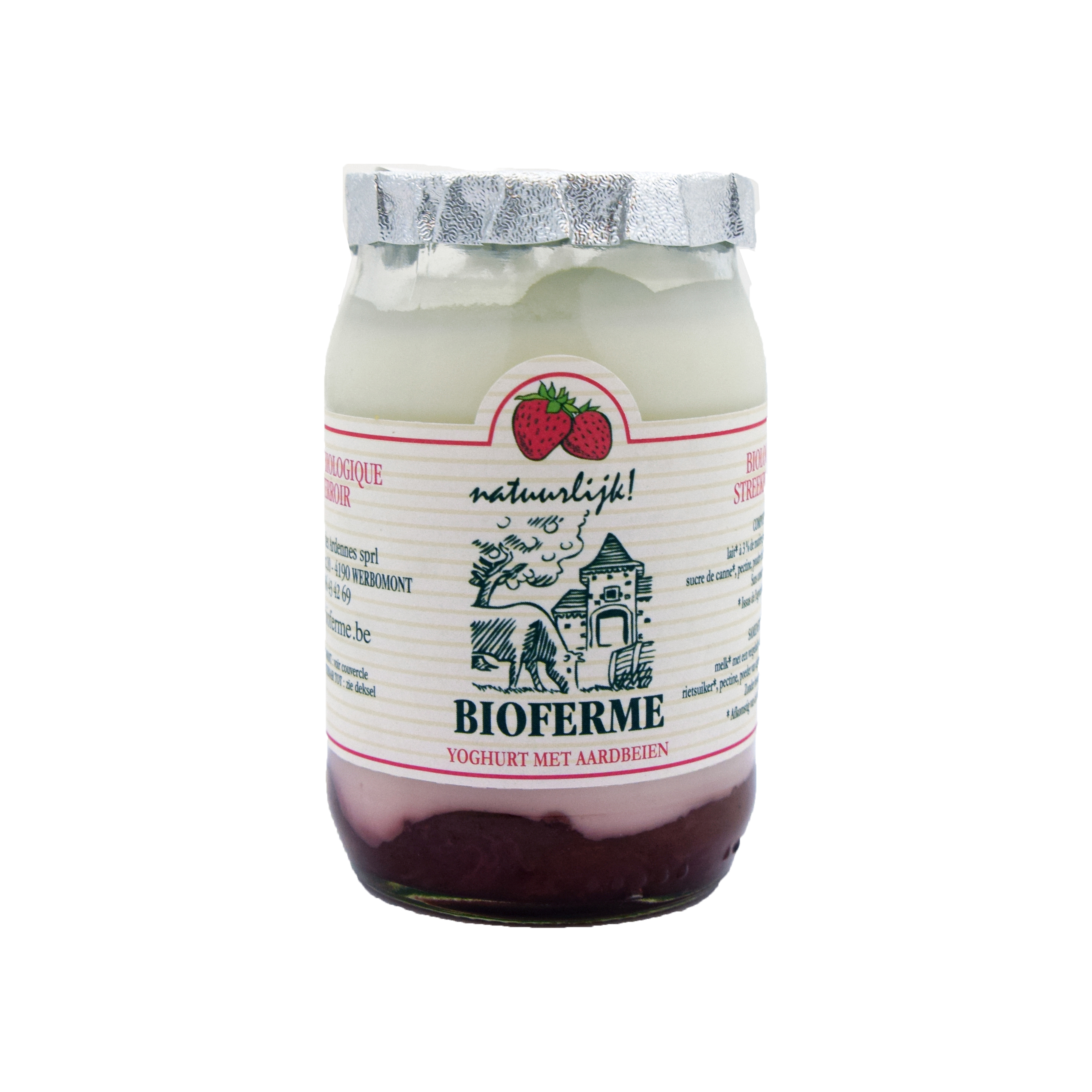 Yoghurt med jordbær ØKO 150 g