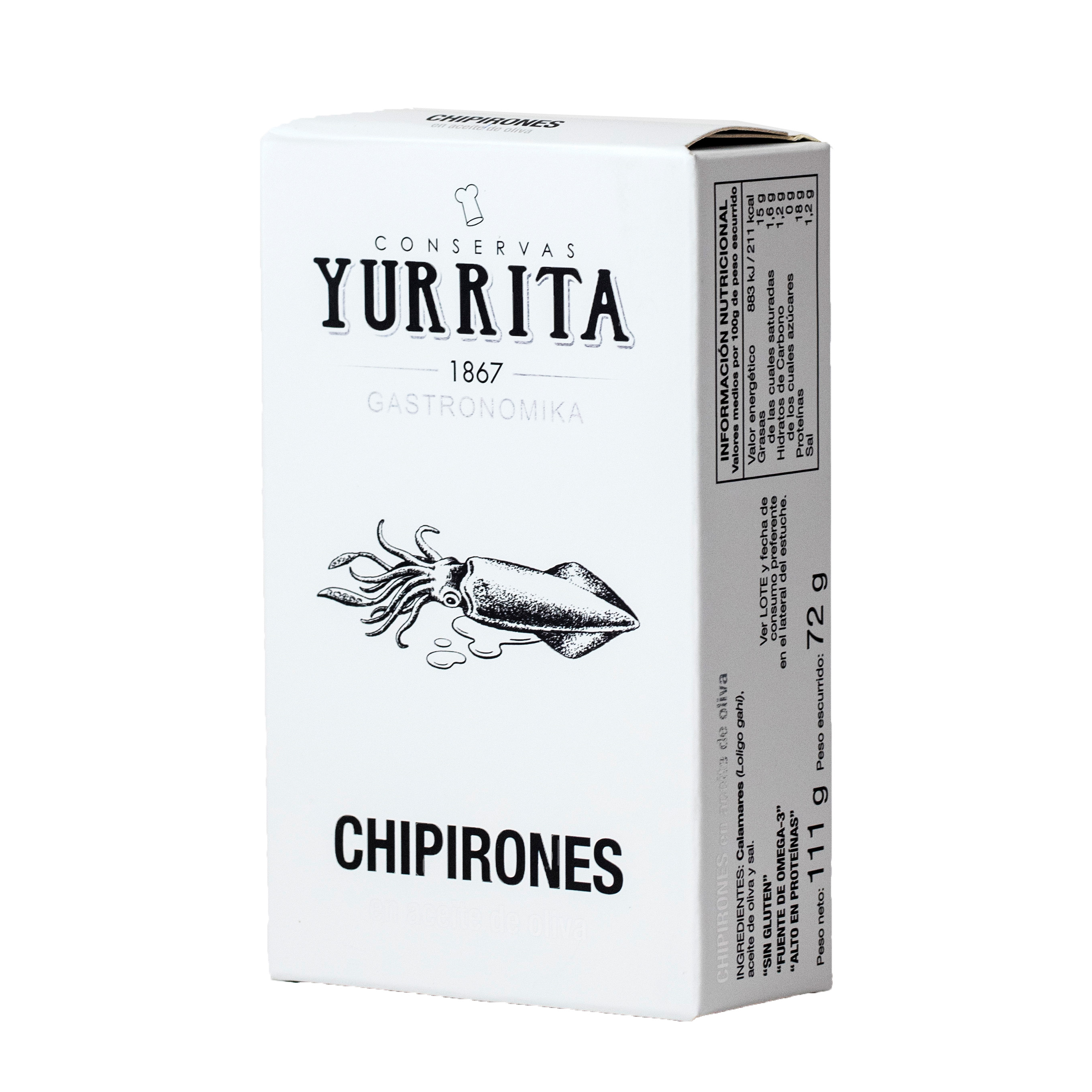 Chipirones i olivenolie 111 g