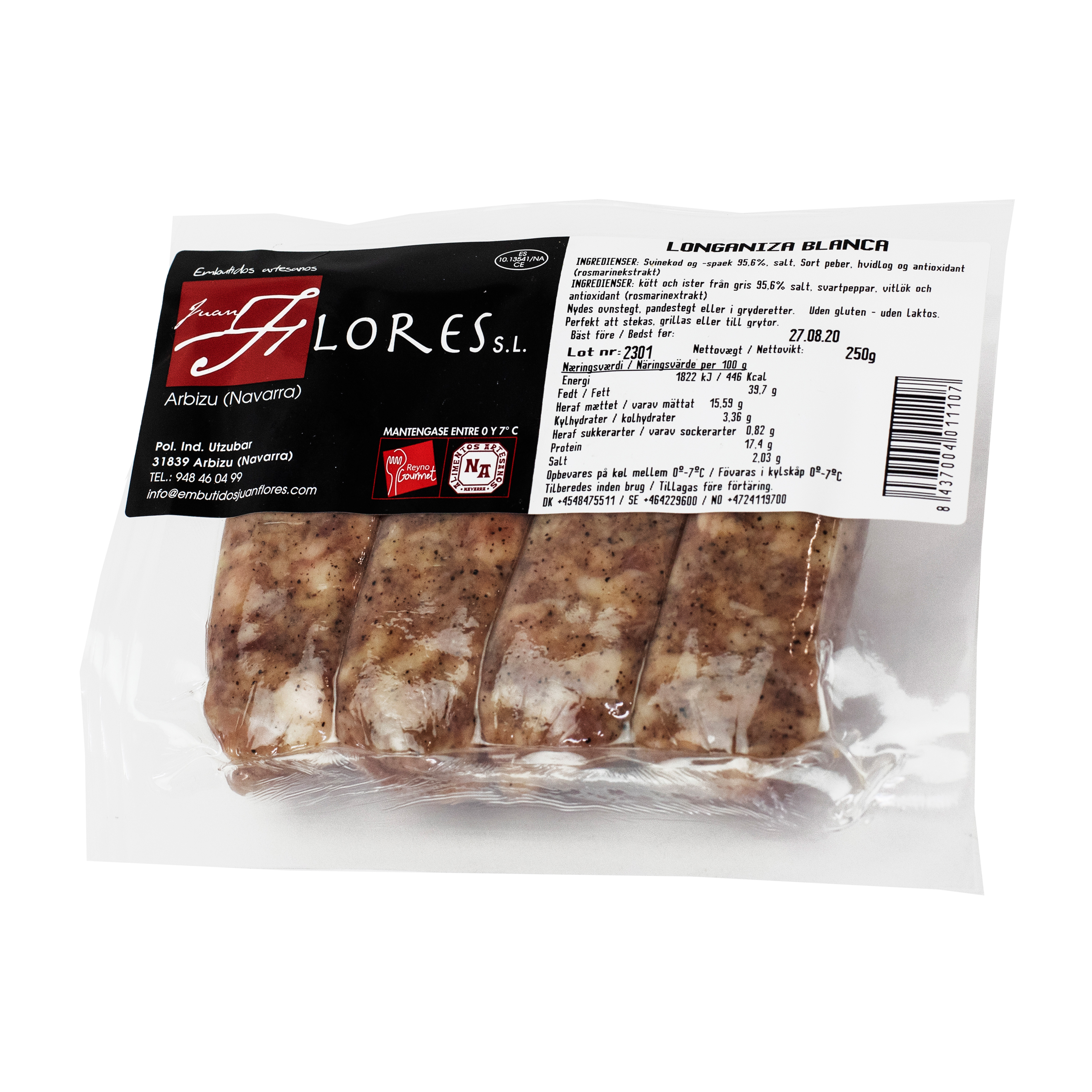 Longaniza blanca 250 g