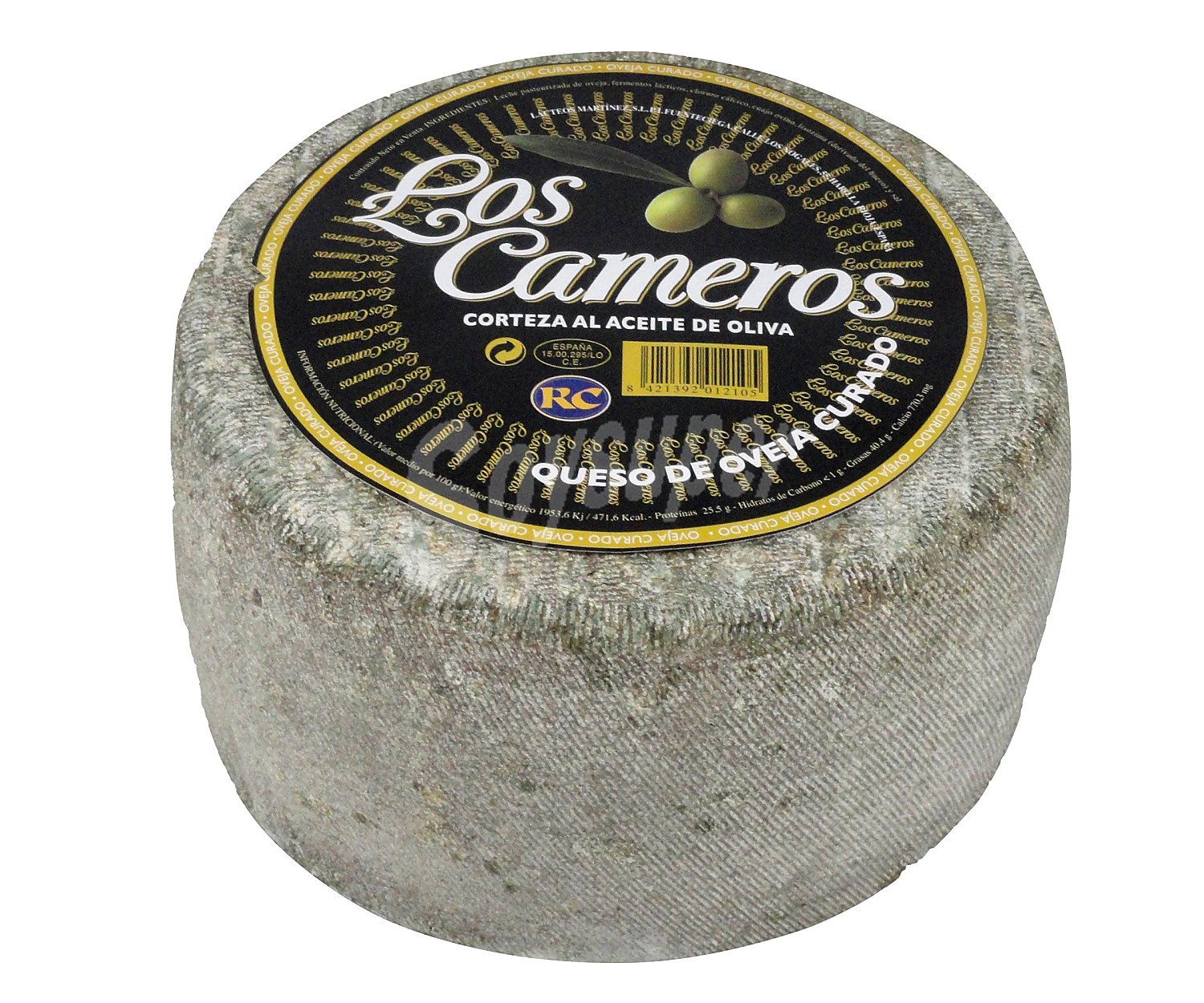 Queso de Oveja Curado 6 mdr. 3,3 kg