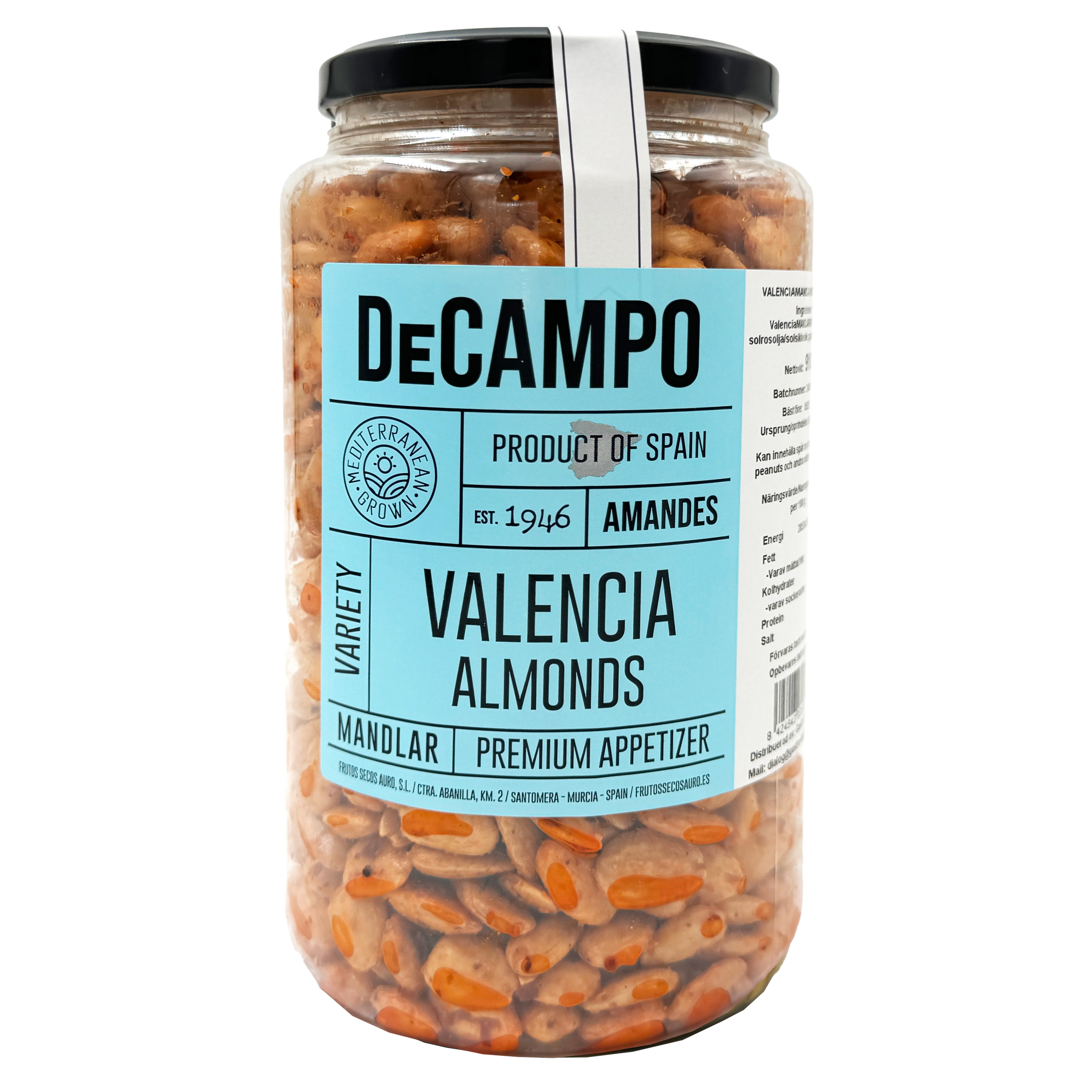 Valencia mandler med paprika 910 g