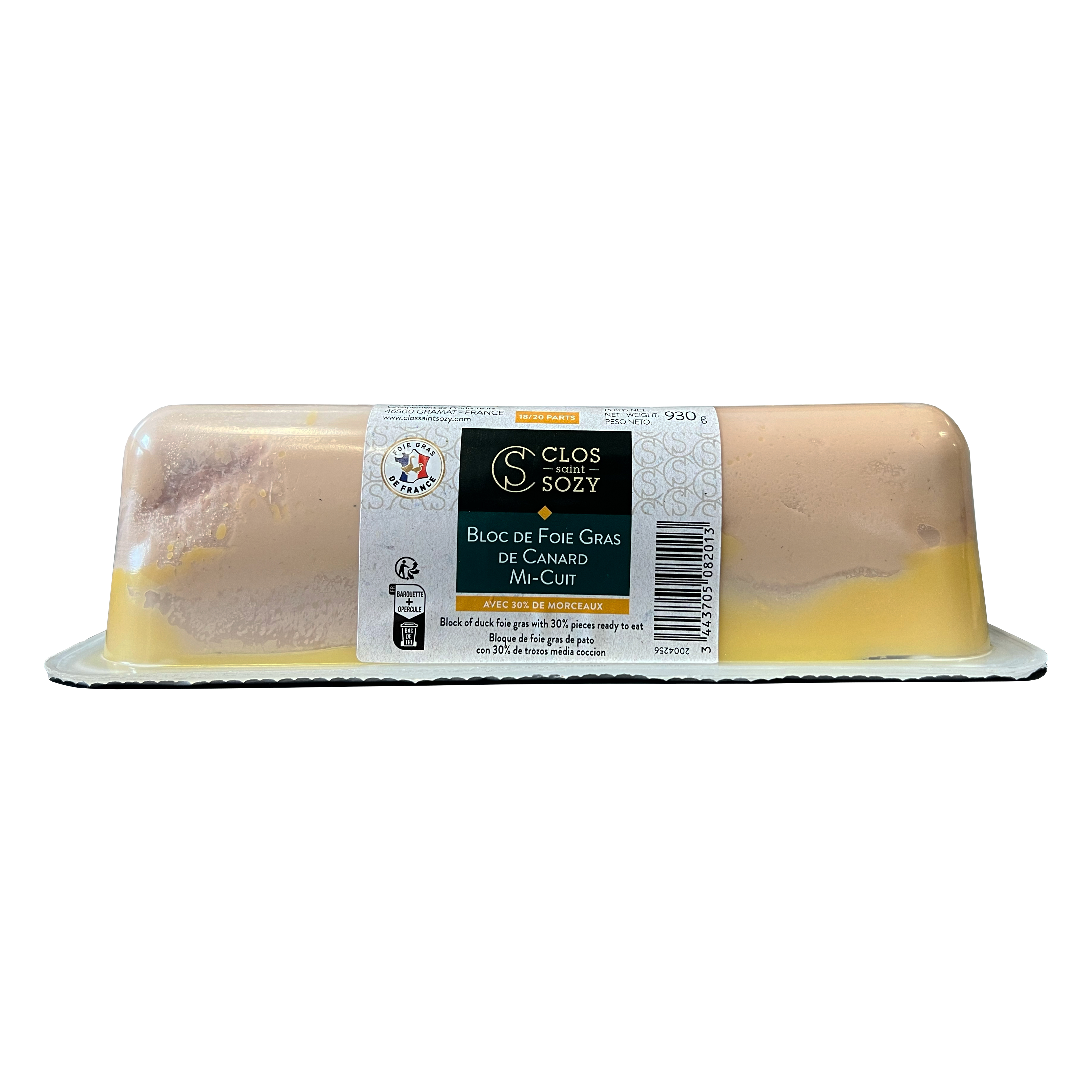 Foie Gras de Canard bloc 930 g
