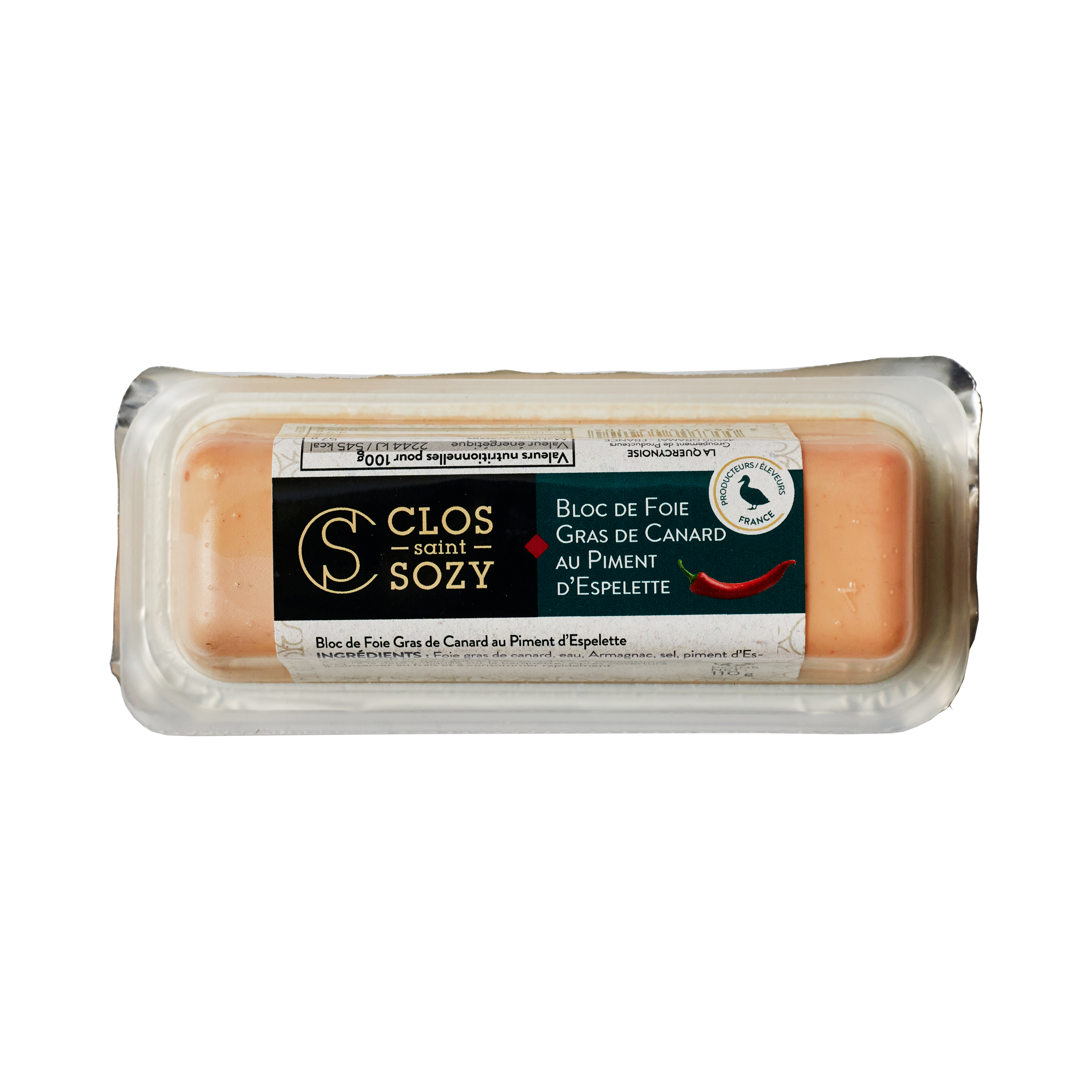 Foie Gras au Piment d'Espelette 110 g