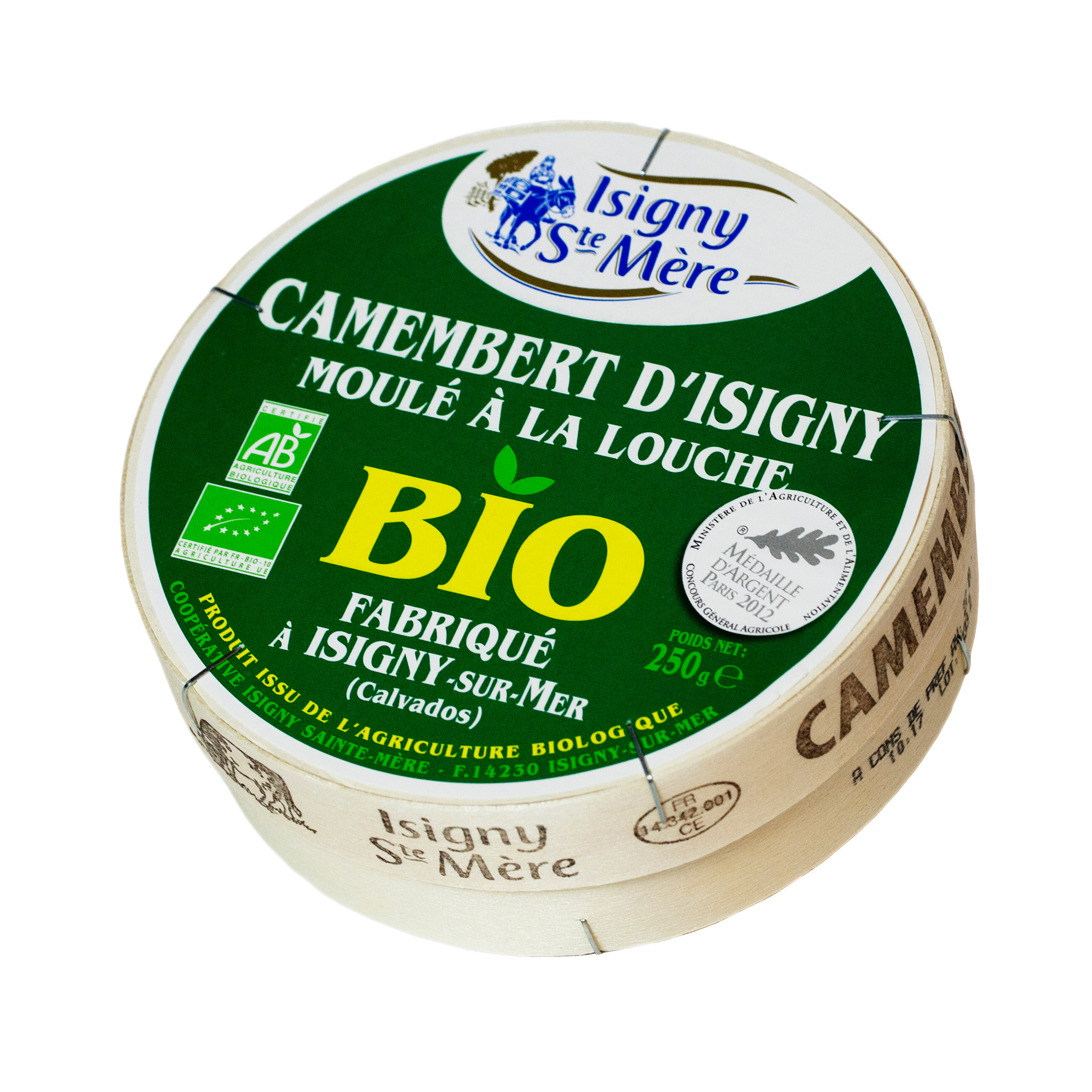 Camembert d'Isigny ØKO 250 g