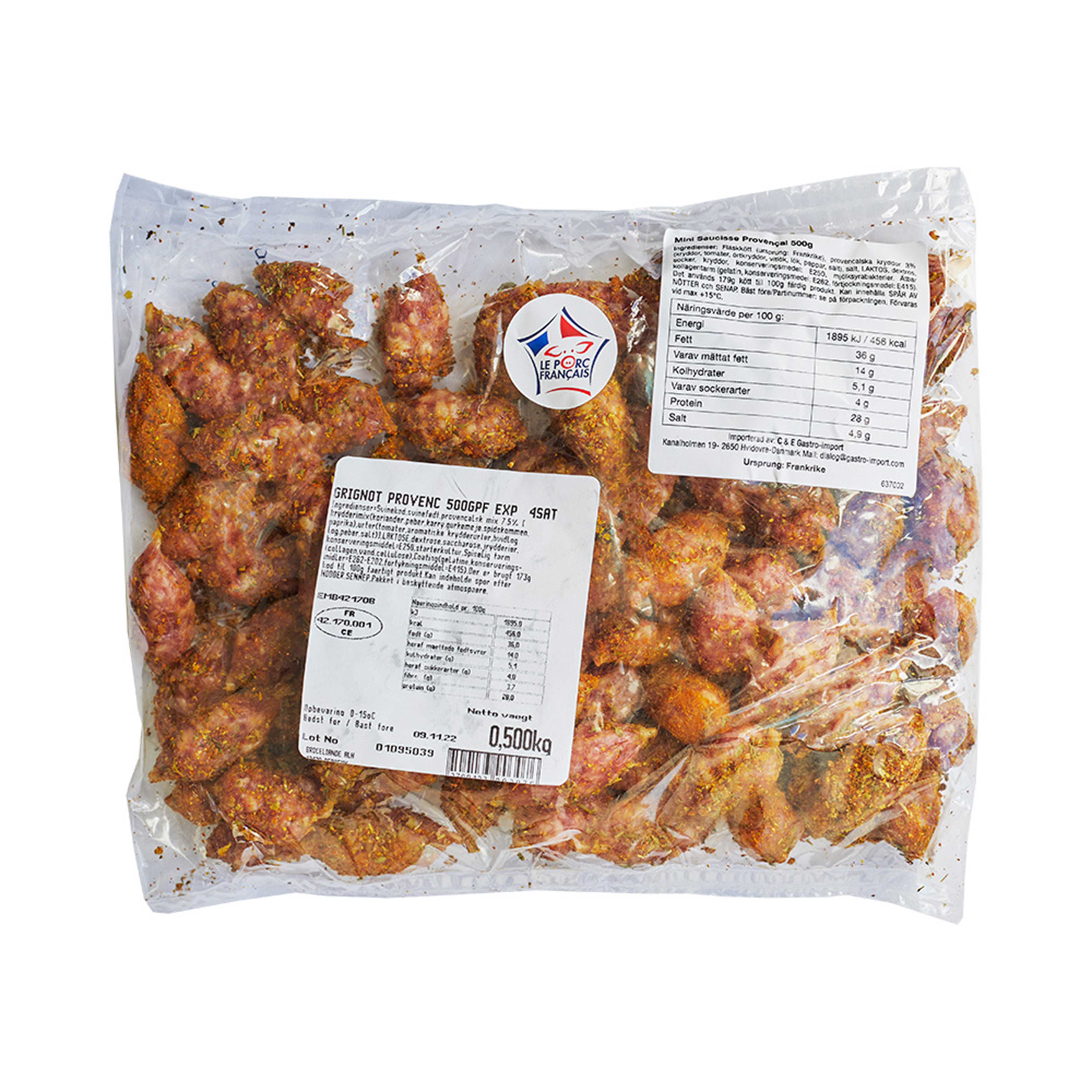 Mini Saucisse Provençal 500 g