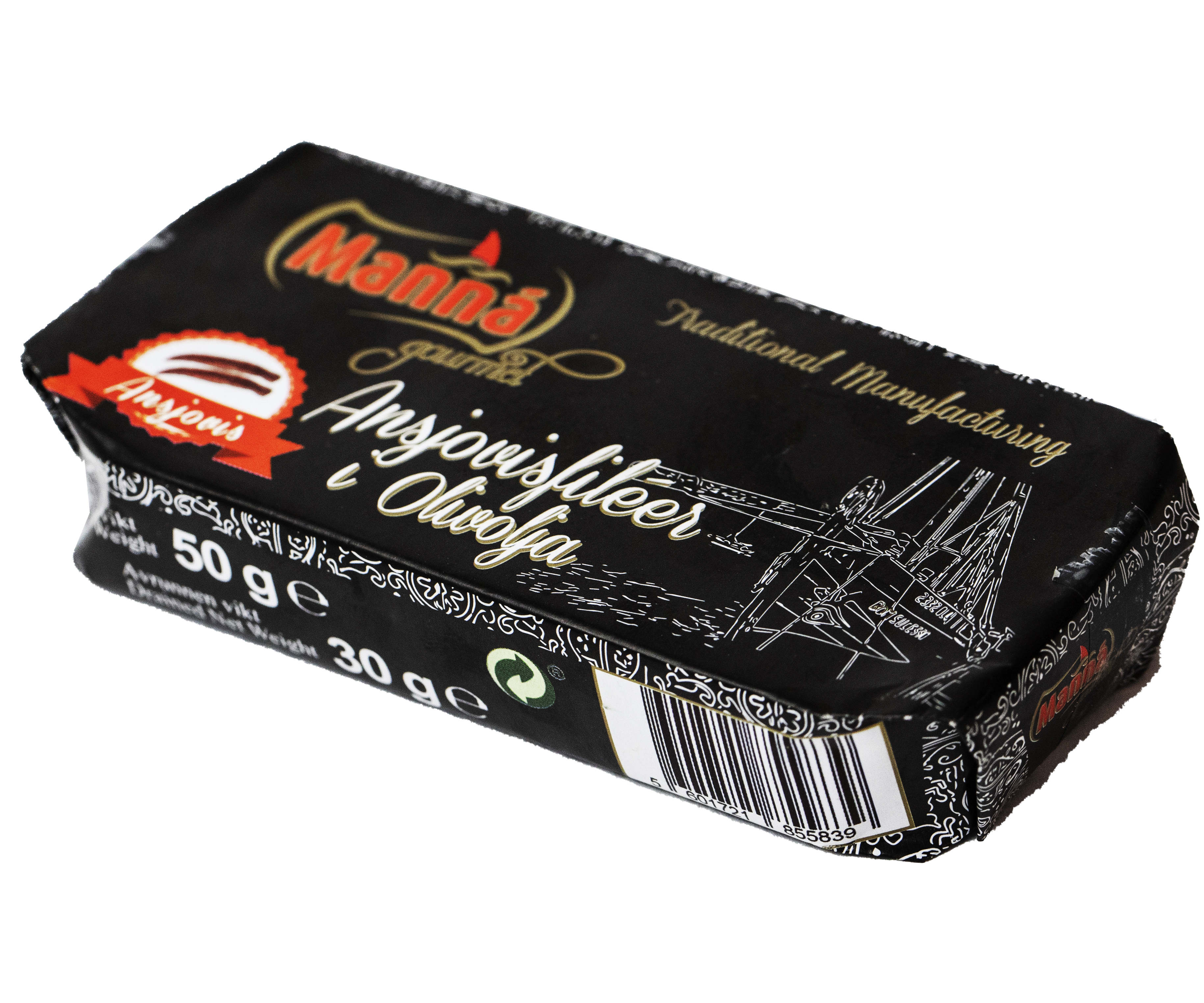 Ansjosfilet i olivenolie 50 g