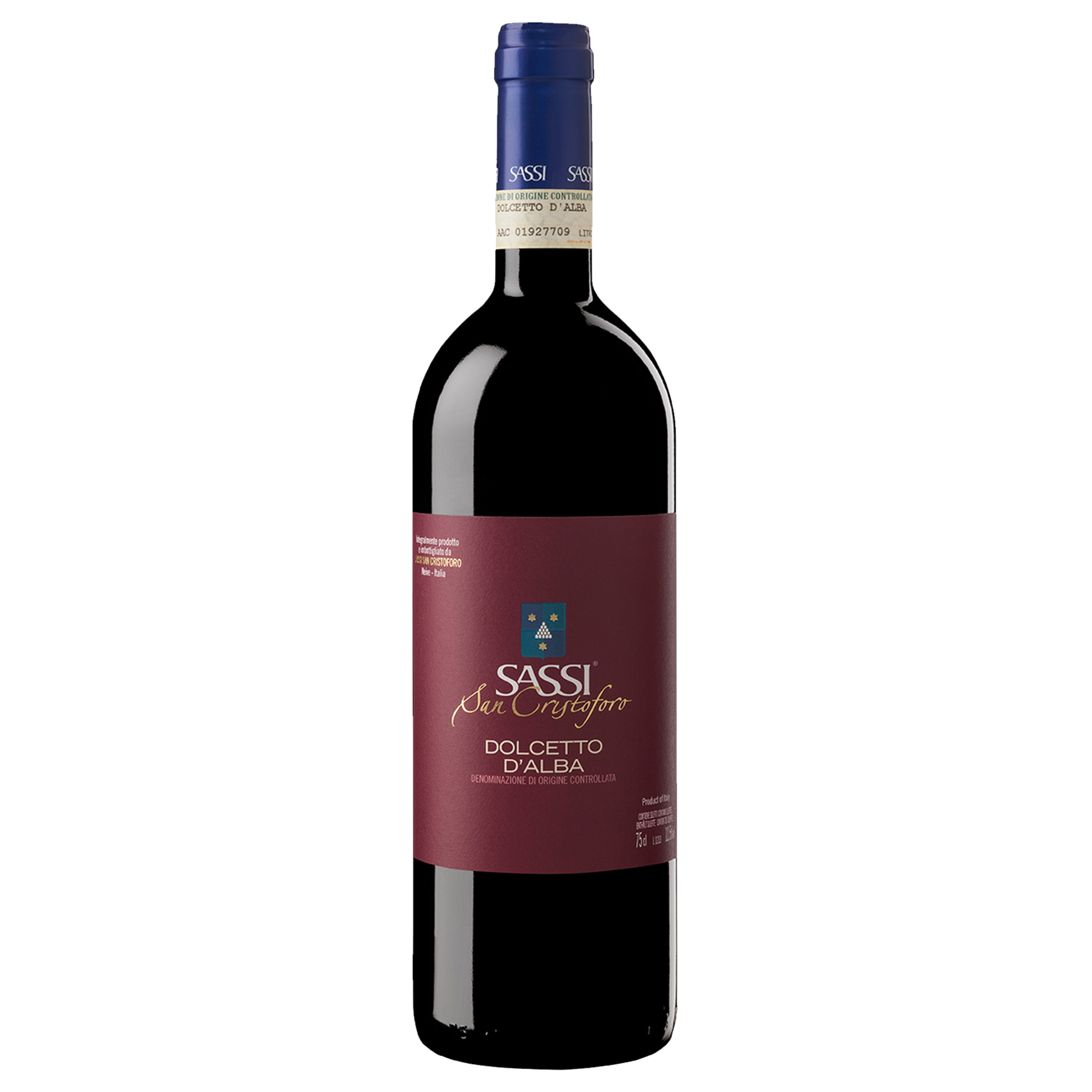 SASSI Dolcetto d'Alba DOC 2018